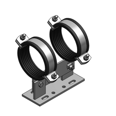 Podpora ślizgowa typ T, HV1  48-50 stal V2A