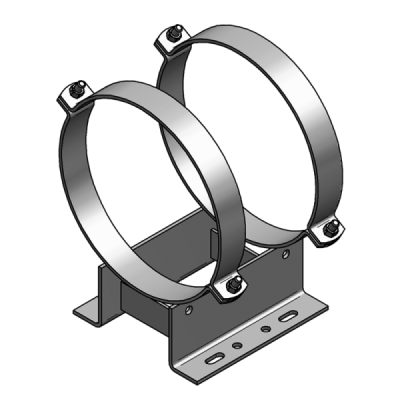 Podpora ślizgowa, typ A, h100mm 280 stal V4A
