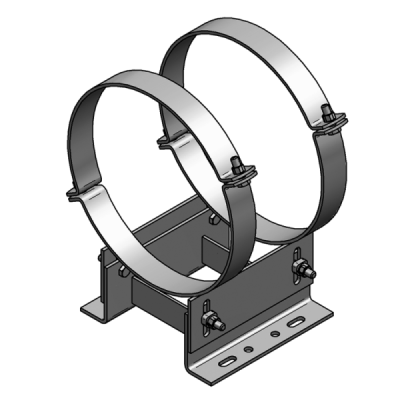 PODPORA ŚLIZGOWA REGULOWANA TYP A, 406mm