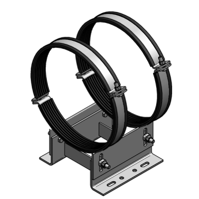 Podpora ślizgowa, HV1 100-150mm 225 stal V4A
