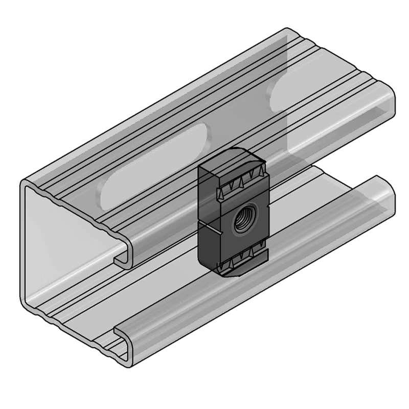 V4A PŁYTKA ZĘBATA TYP S 36x20 M12