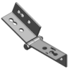 Łącznik zawiasowy dwupłaszczyznowy do szyn 45