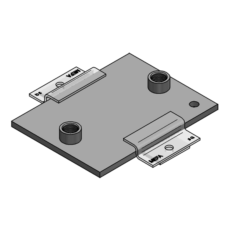 PŁYTKA ŚLIZGOWA 150x100x8, 1xM16