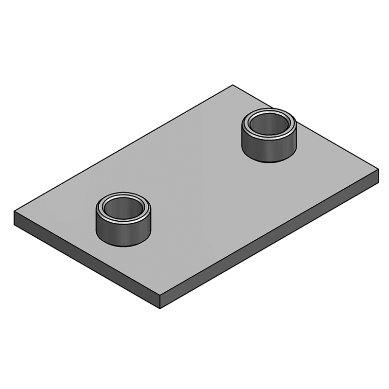 PŁYTKA ŚLIZGOWA 250x100x8, 2x1/2"