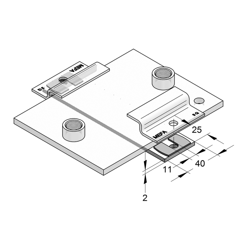 PODKŁADKA DO PROWADNICY Z