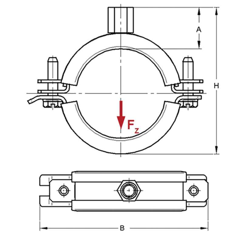 OBEJMA OMNIA MB 15-20 M8/10 3/8''
