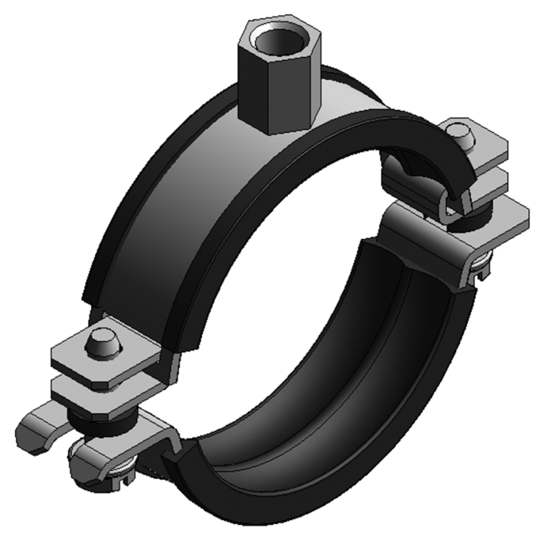 OBEJMA OMNIA Z EPDM DO RUR PP 56 M8/10