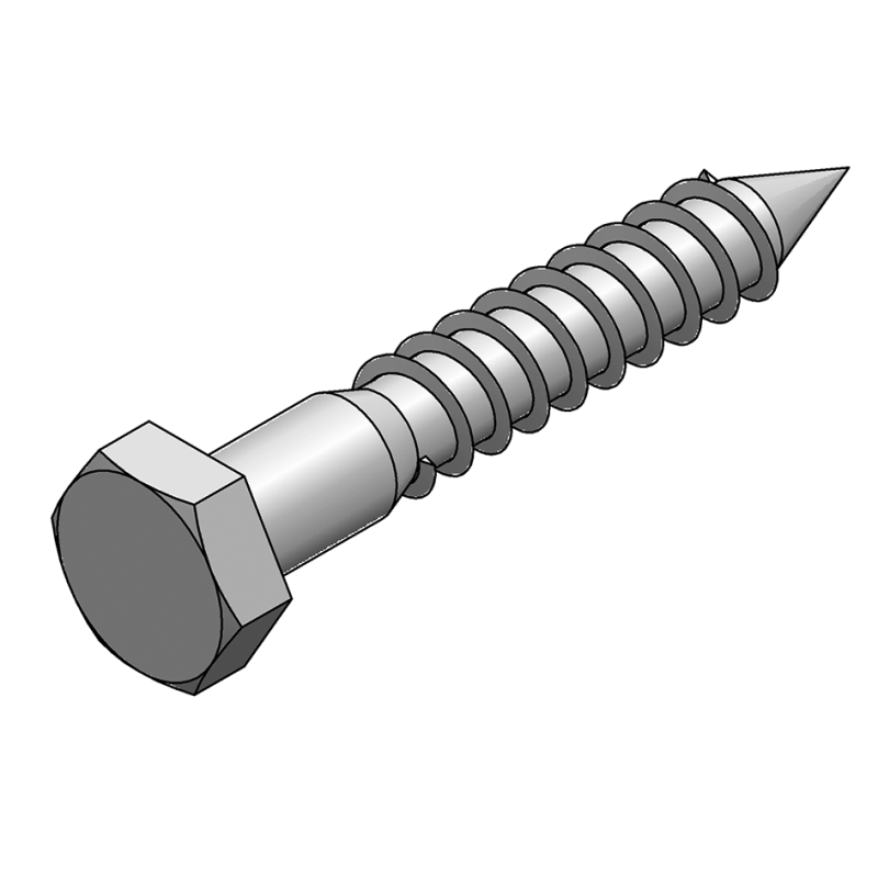 Śruba 6-kt do drewna 8/70