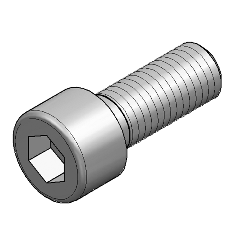 V4A Śruba z łbem cylindrycznym M12/25