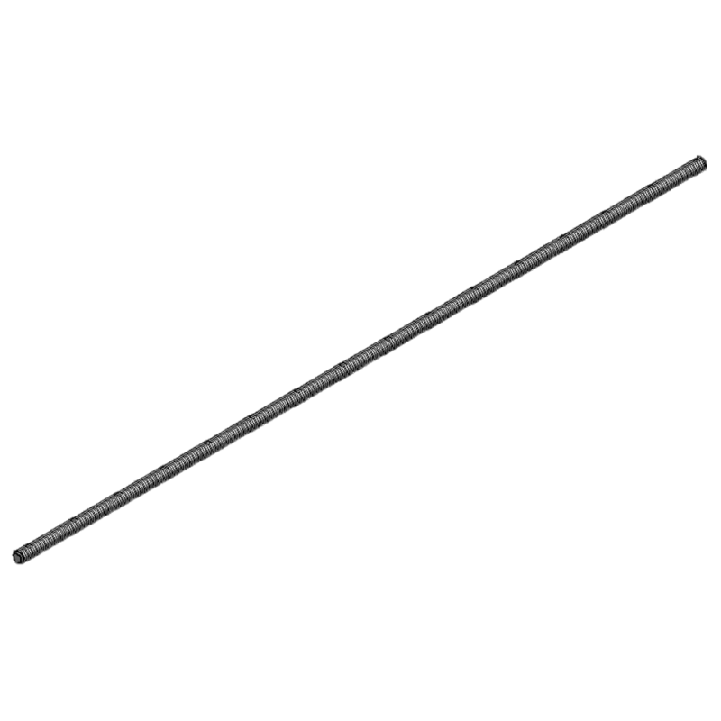 PRĘT GWINTOWANY M8/2000 cynk-nikiel