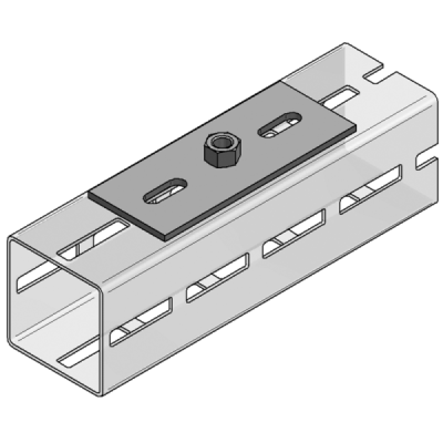 PŁYTKA MONTAŻOWA CENTUM 200x80x6mm PRZYŁĄCZE 1/2